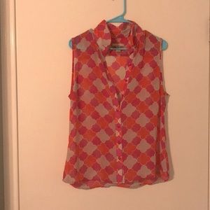 Banana Republic sleeveless blouse
